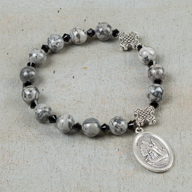 Handmade Holy Souls Rosary Bracelet – Catholic Company Exclusive, Personalizable