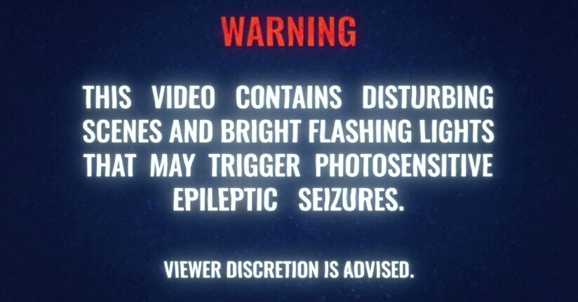 Flashing Light Warnings Have Become More Common for TV, Movies and Streaming Platforms Example of Flashing Light Seizure Warning on TV