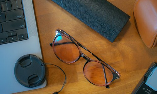 TheraSpecs Flex Glasses for Eye Strain, Next to Computer