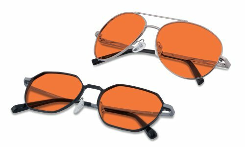 TheraSpecs Sleep lenses in Fremont and Pilot frame styles