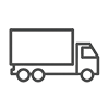 Shipping truck icon