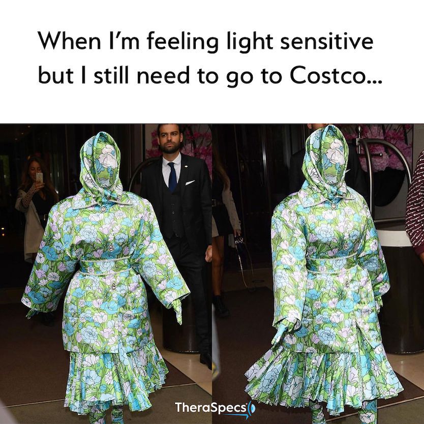 Light sensitivity protection for Costco Light sensitivity protection for Costco meme