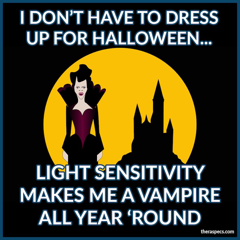 Halloween Vampire Light Sensitivity Meme