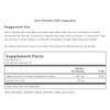  label view including supplements facts, ingredient, and suggested use for GHC Oxy-Powder.