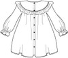 Newborn girls dress pattern sewing