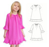 Sewing dress pattern for toddler, girls, teens.