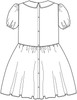 Nadya infant and newborn girls dress pattern