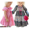Astra peasant dress pattern for girls, toddler