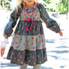 Astra long sleeve girl dress pattern toddler