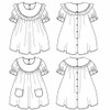 Easy to make 5Berries  girls dress pattern