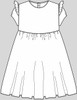 Sanremo infant girls sewing pattern PDF dress