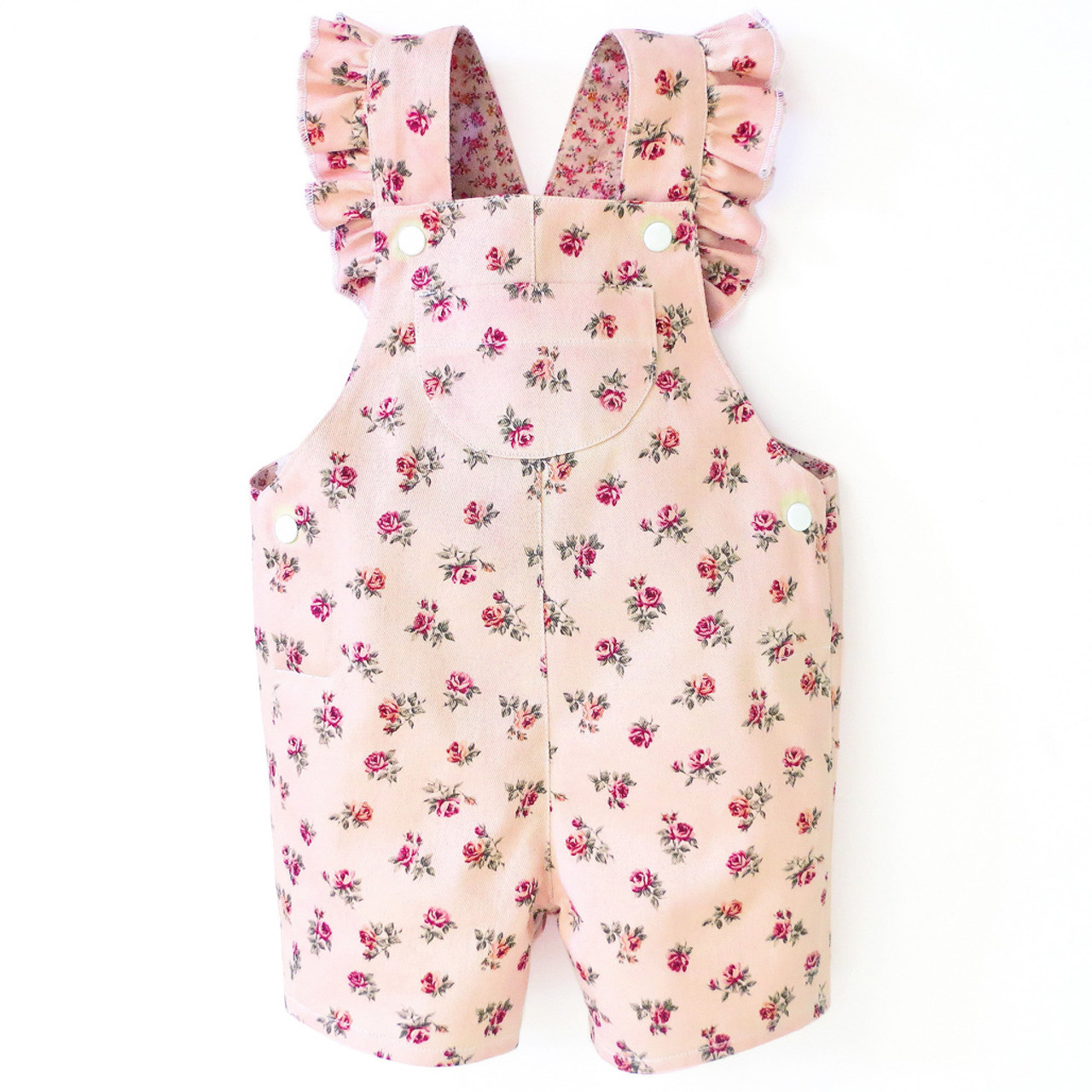 Alex dungaree shortie sewing PDF pattern for baby boy, girl, newborn ...