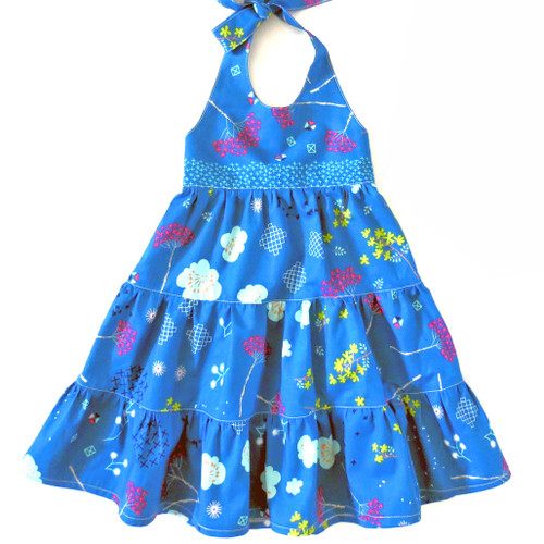 Madison girls dress sewing pattern, for children and toddler.