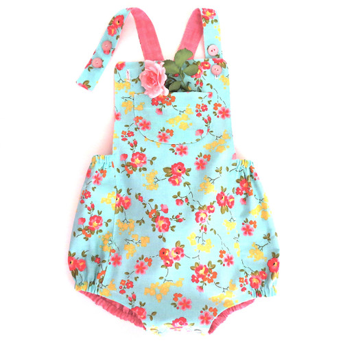 Honeycrisp baby bubble romper pattern for boys and girls.