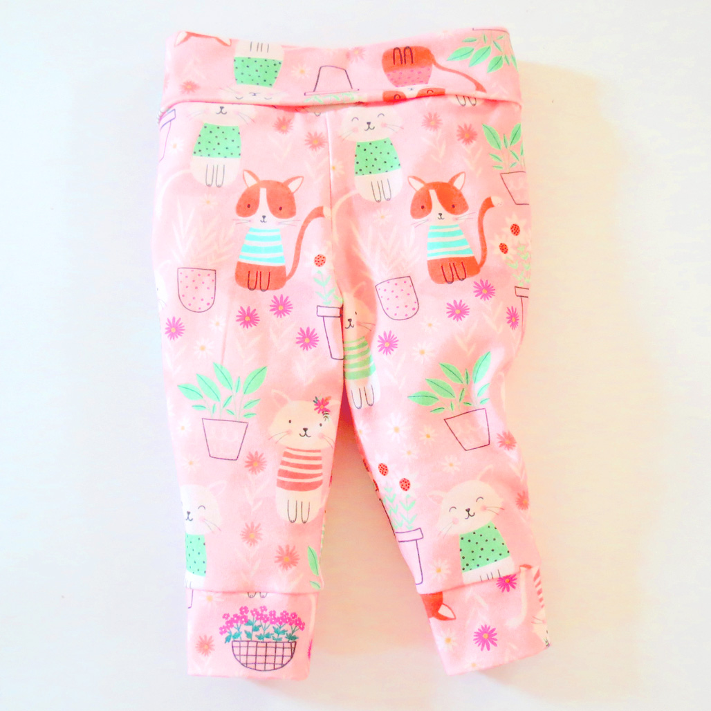 Baby jersey pants sewing pattern for boys, girls, newborn, infant, toddler.
