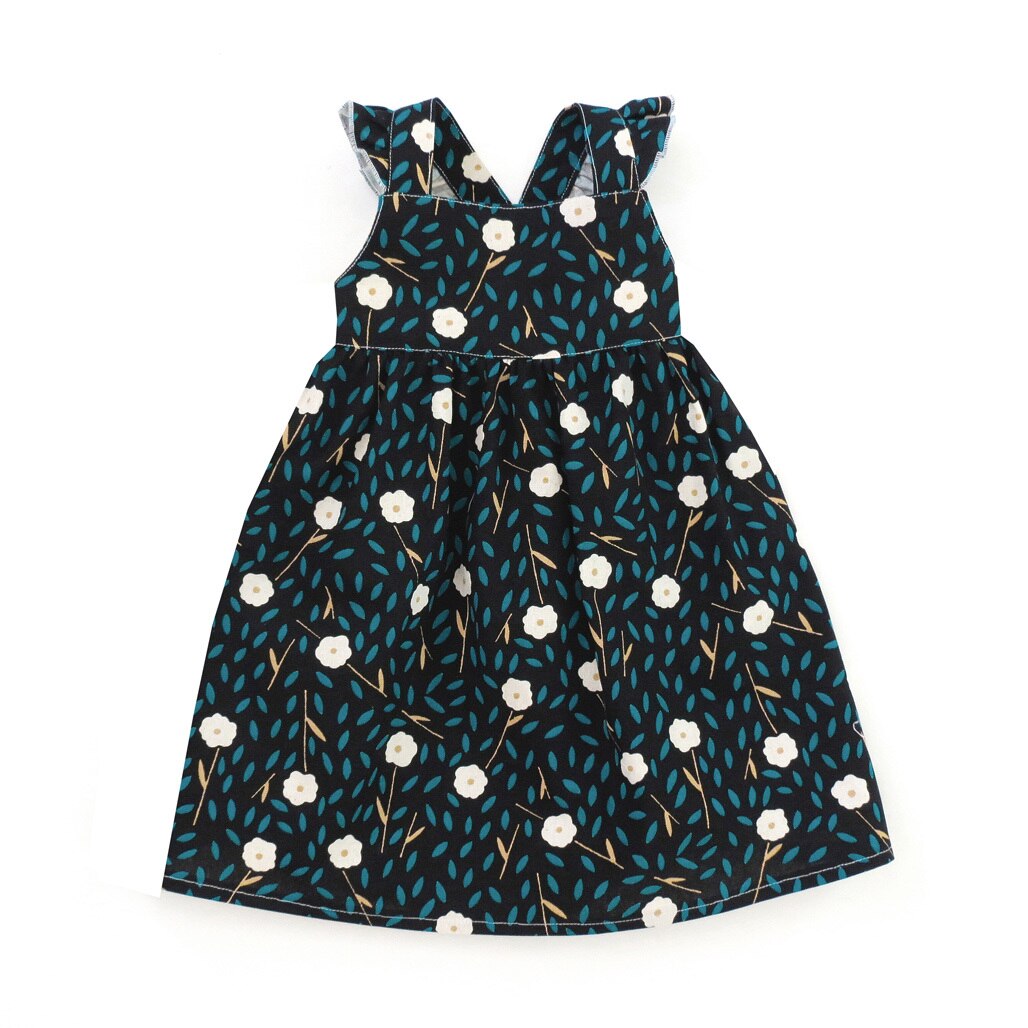 Barcelona baby dress PDF pinafore pattern. 0m-6y