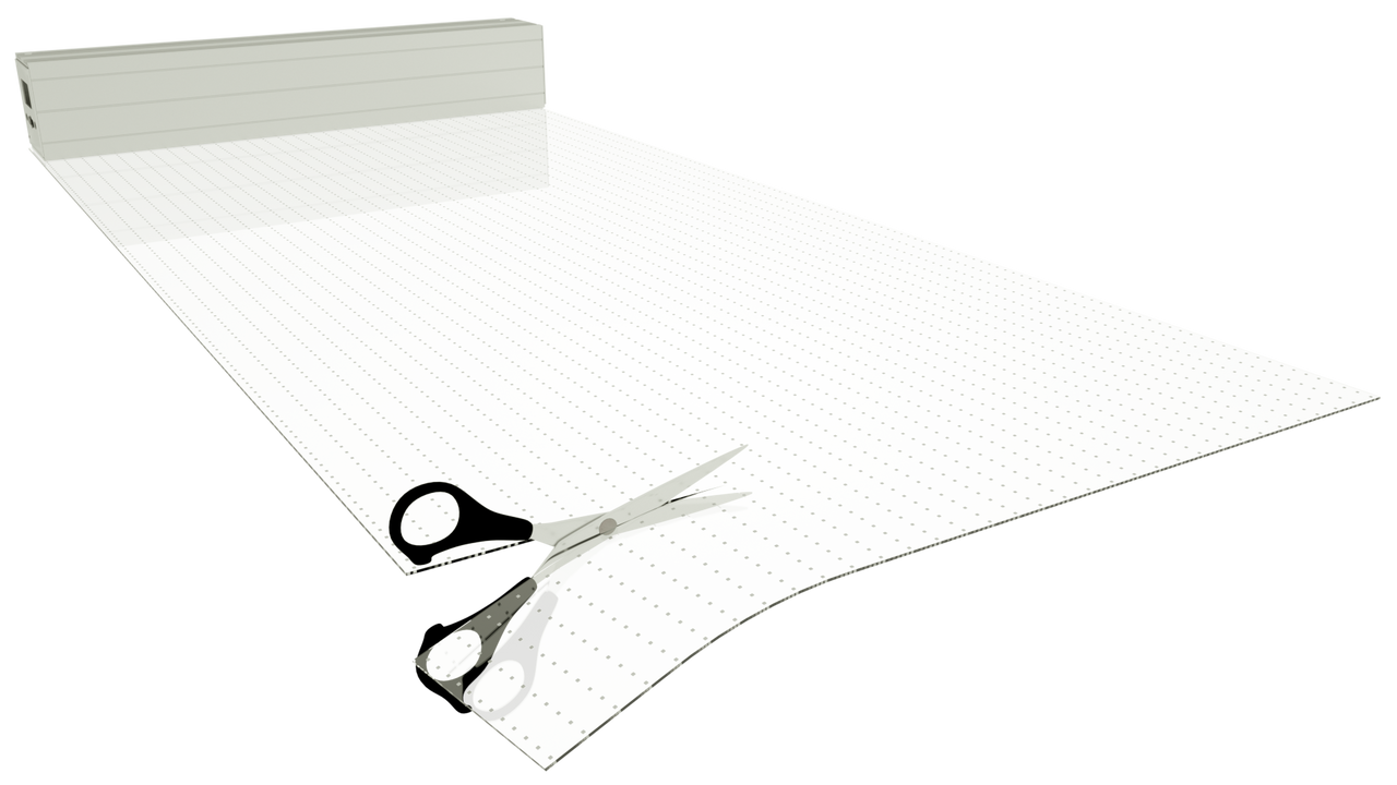 flexible transparent led display curtain