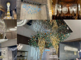 Custom Ceiling Design Services with Crystal, LED & Shimmer Materials