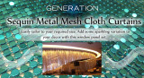 Order our must-have metal mesh fabric for creating a unique decoration display!