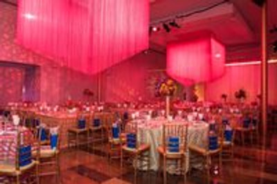 Styling string curtains can transform the look of your formal event!