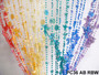 Rainbow Iridescent Angels Beaded Curtains - 3 Feet by 6 Feet