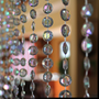 Crystal Iridescent Diamond Beaded Curtains - 9, 12, 20 Feet Long Options