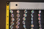 Beaded Curtain with Bendable Metal Rod - 9 Feet Long - 3 Options