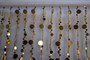 Champagne Bubbles Beaded Curtains - 3 Feet by 6 Feet - 9 Colors