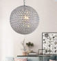 Large Crystal Sphere Chandelier 3 FT Diameter - Free Shipping