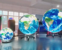 World Sphere LED screen display World Sphere LED screen display