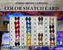 String Fringe Curtain Color Swatch Card