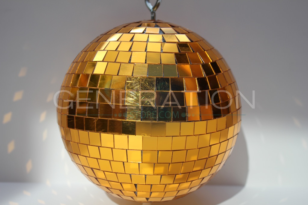 Events and Crafts | Mirror Disco Balls 10 inch Gold