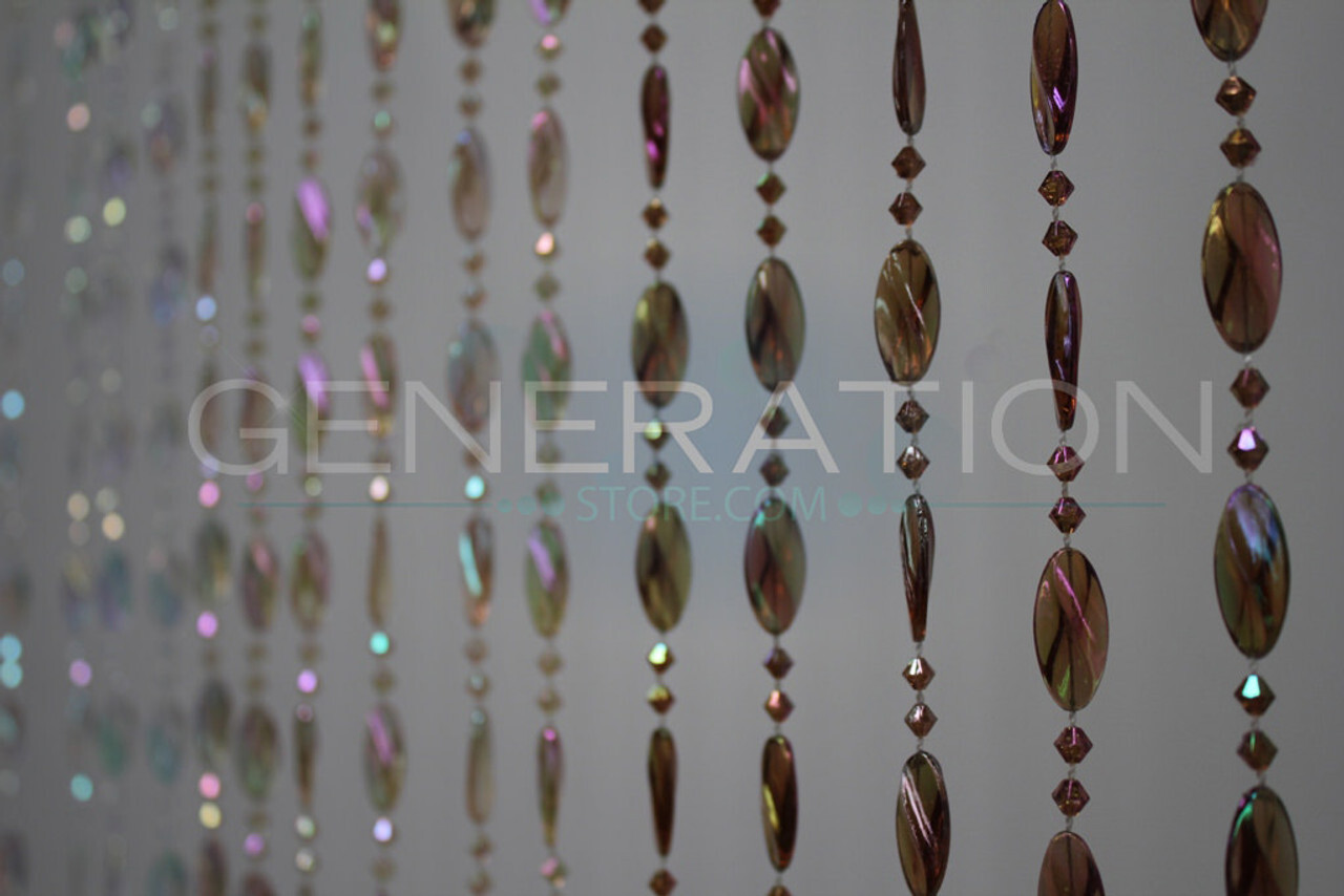 Brown Pendant Beaded Curtains