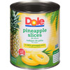 Dole, Sliced Pineapple in Pineapple Juice, #10 can, 107 oz. (6 count)