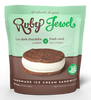 Ruby Jewel Ice Cream Sandwiches, Dark Chocolate Cookie & Fresh Mint Ice Cream, 5.25 Oz. (10 Count)