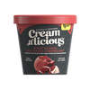 Creamalicious, Right As Rain Red Velvet Cheesecake Artisan Ice Cream, Pint (1 Count)