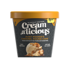 Creamalicious, Aunt Poonies Caramel Pound Cake Artisan Ice Cream, Pint (1 Count)