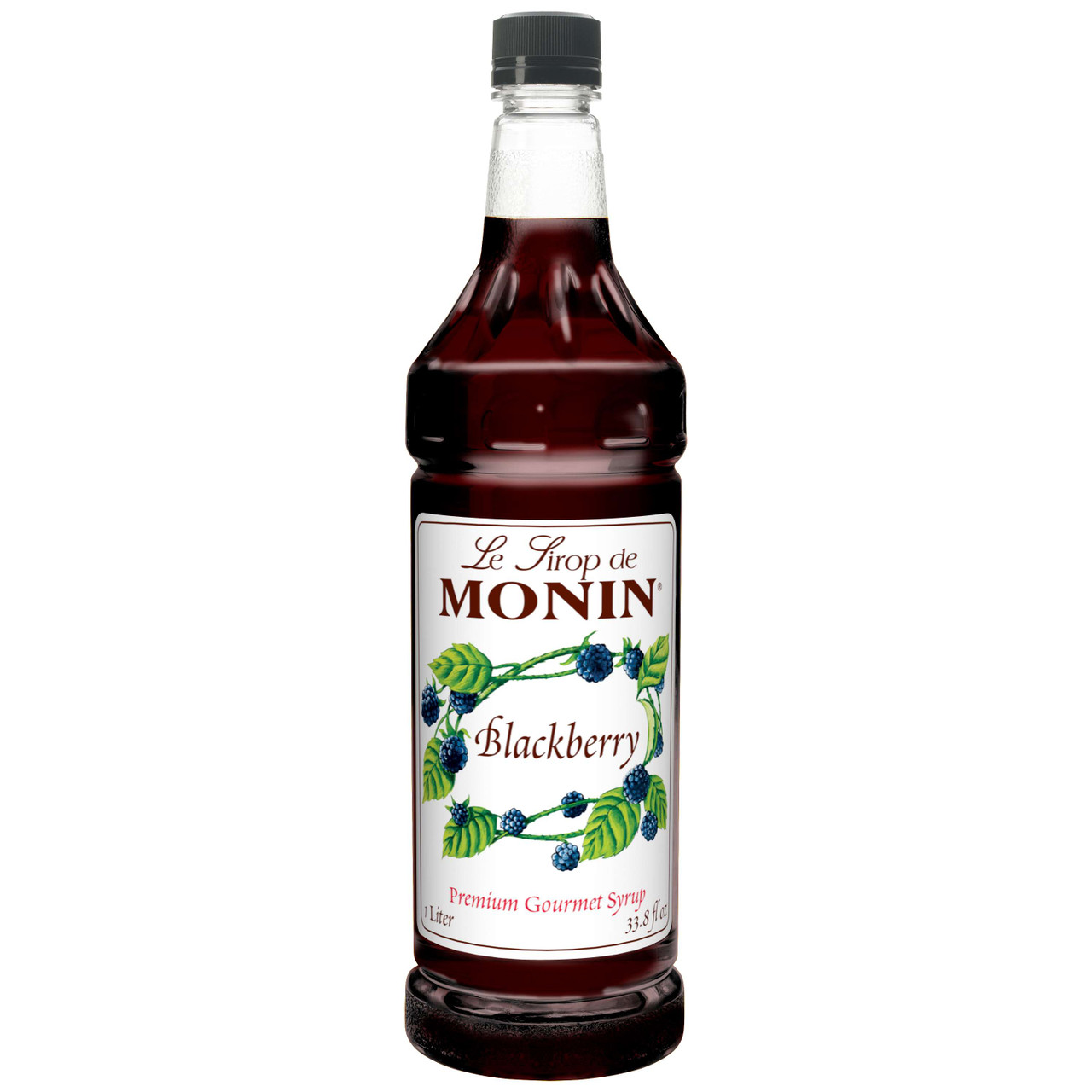 Monin, Kosher Blackberry Syrup, 1 L. (4 Count) RocketDSD