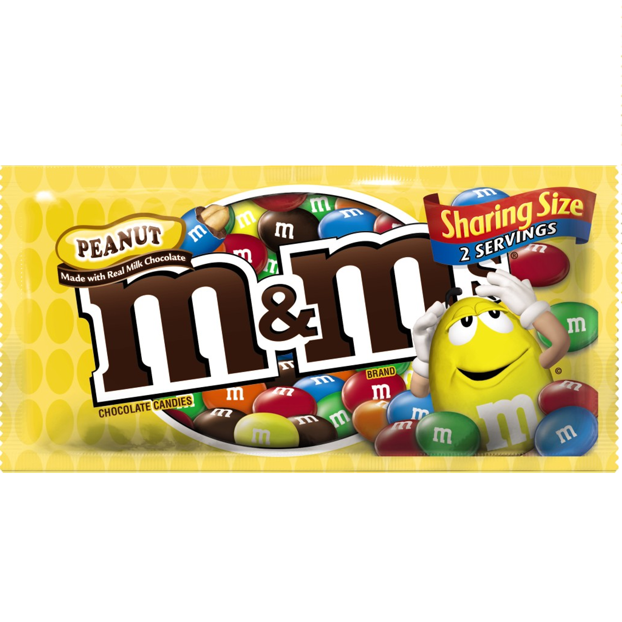M&M's Chocolate Candies, Peanut, Share Size - 3.27 oz