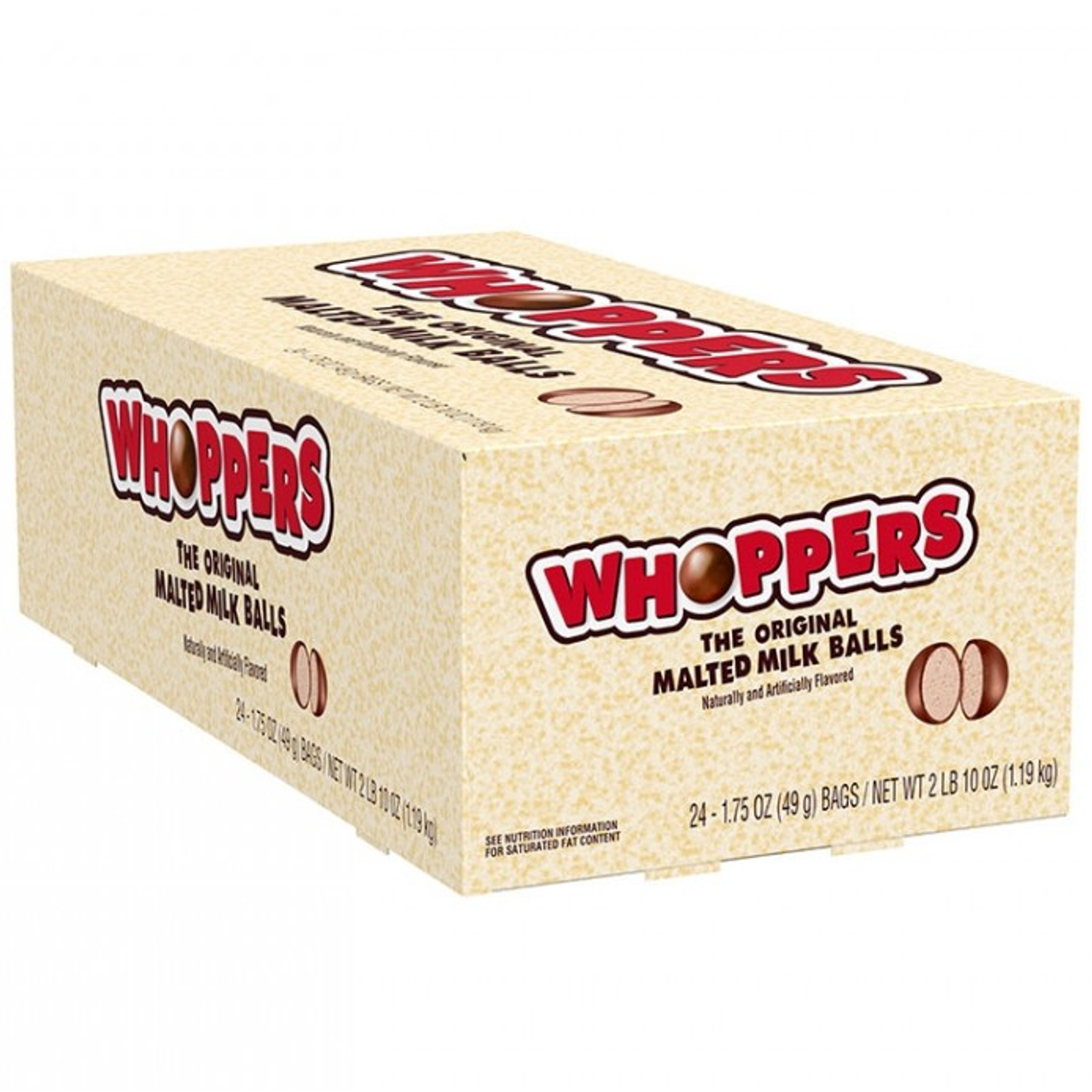 Whoppers The Original Malted Milk Balls 1.75 oz. bag (24 count