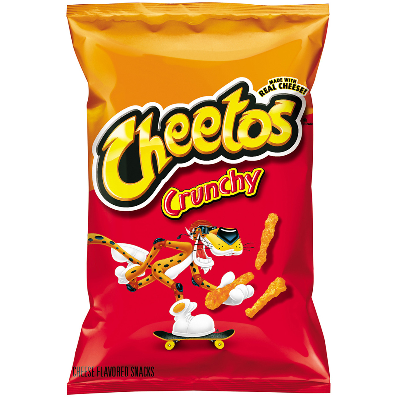 Cheetos Crunchy Cheese Flavored Snacks Flamin' Hot Flavor 1 Oz