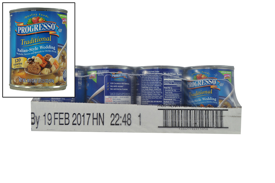 Amazon Com Progresso Traditional Italian Style Wedding Soup 18 5oz Can Pack Of 8 Grocery Gourmet Food