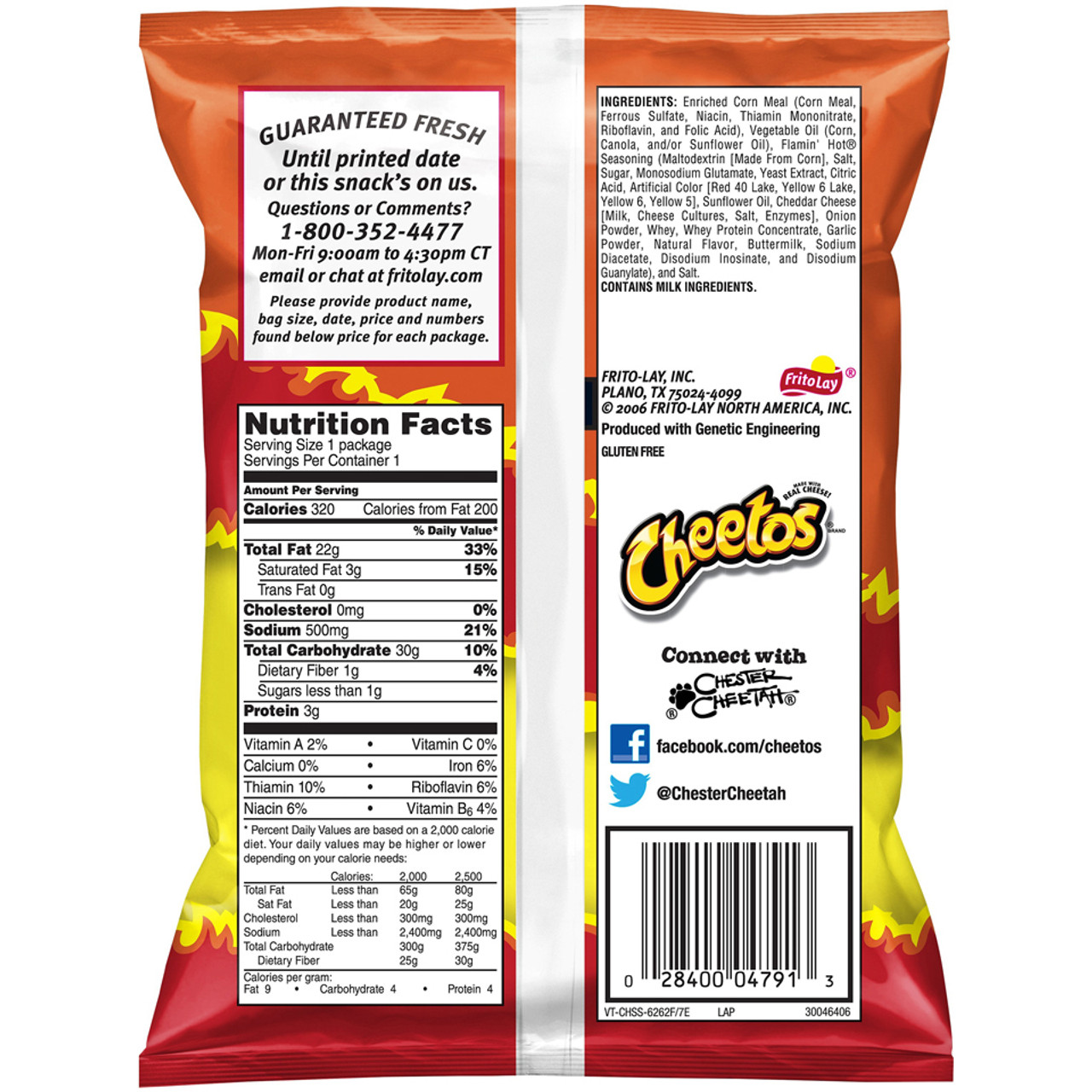 Cheetos Flamin Hot 2.75oz