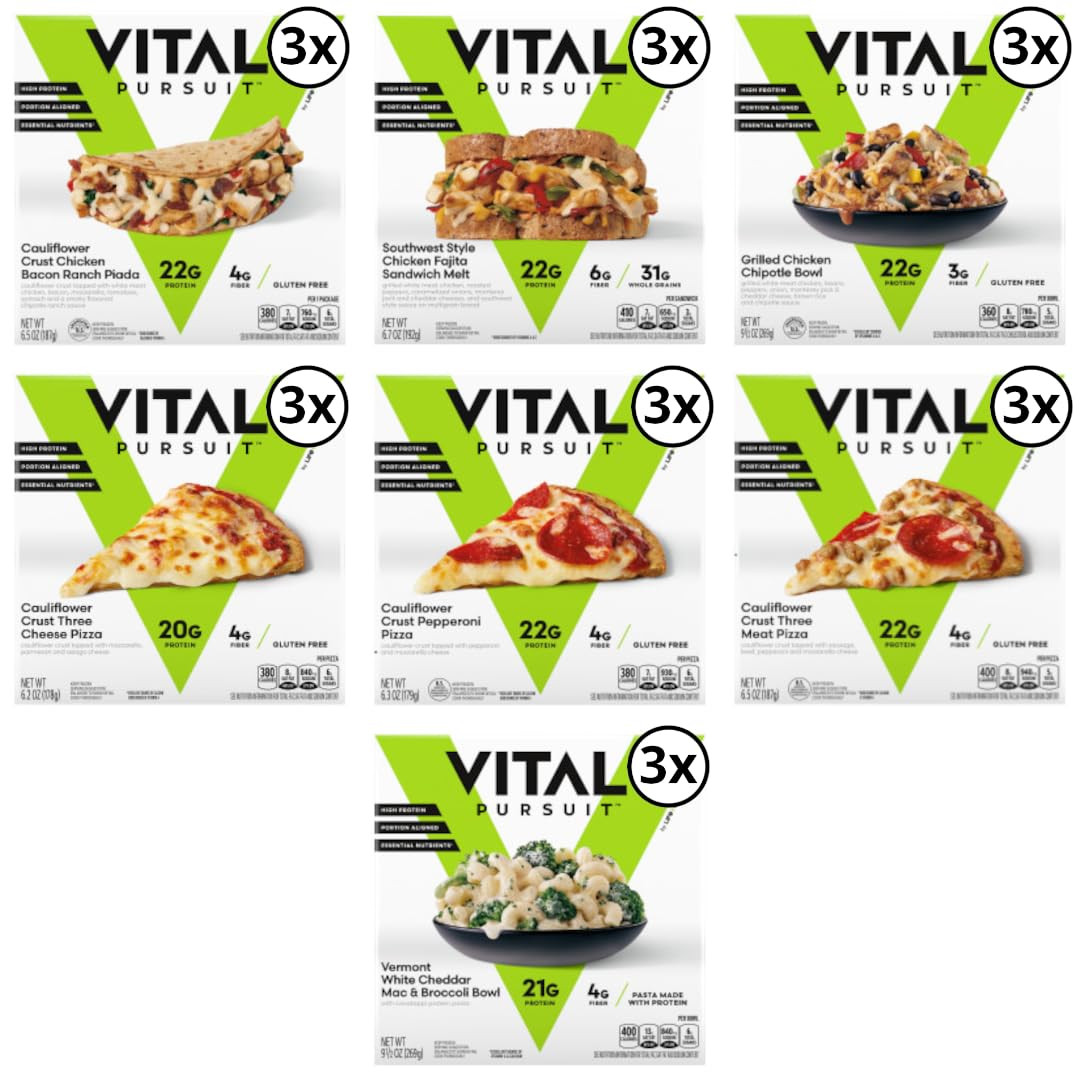 Vital Pursuit, Four Weeks of Lunch Bundle, 7x3 Meals (21 Count