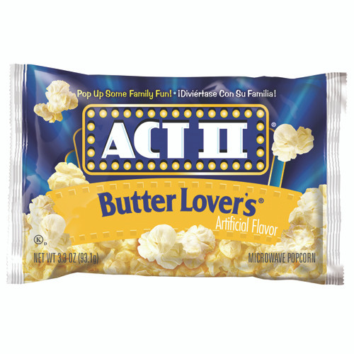 ACT II Popcorn, Butter Lovers, 2.75 oz. Microwavable Bag (1 Count) RocketDSD