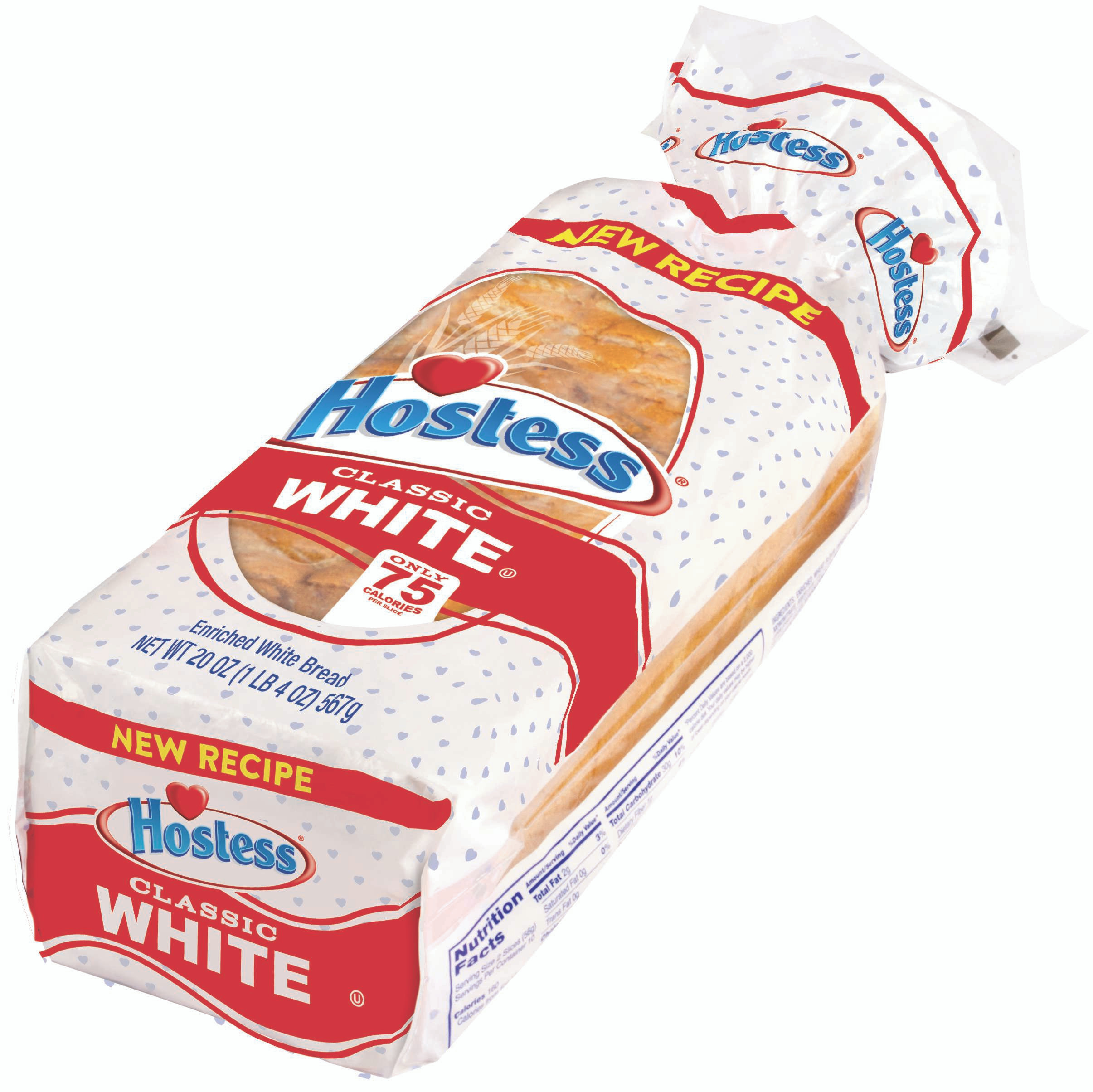 Hostess, White Bread, 20 oz. Loaf, (4 count) RocketDSD