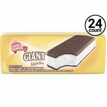 Good Humor, GIANT Vanilla Sandwich (24 Count)