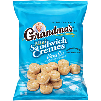 Grandma's Mini Sandwich Cremes, Vanilla, 2.12 oz. Bag (1 Count)