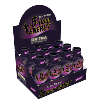 5-hour Energy, Grape Flavor Extra Strength, 1.93 oz. (12 Count)