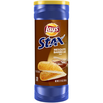 Lay's Stax, Mesquite Barbeque, 5.5 oz. Tube (1 Count)